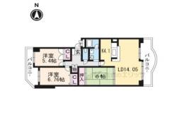 マウントビュー西田中間取り図面