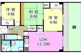 ドゥエルなかせい間取り図面