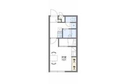 レオパレス奈佐原間取り図面
