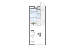 レオパレス呑山間取り図面