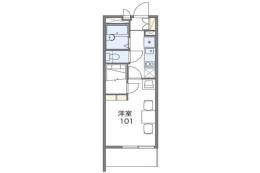 レオパレスグランドゥール間取り図面
