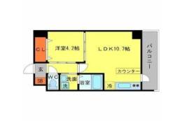第7アローズ江坂公園間取り図面