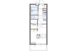 レオパレスハイムモーリー間取り図面