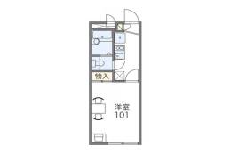 レオパレス元町間取り図面