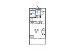 レオパレス上穂積間取り図面
