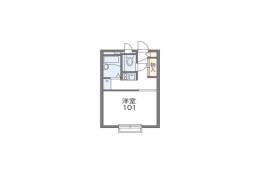 レオパレスメリッサ間取り図面
