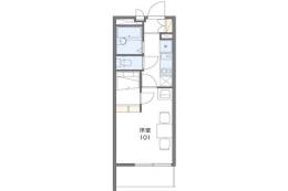 レオパレスジェントリー間取り図面