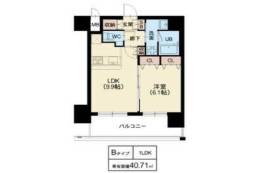 スプランディッド江坂駅前間取り図面