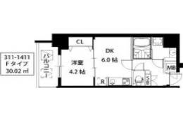 S-RESIDENCE江坂間取り図面