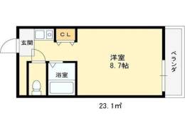 アプレシオ西冠Ⅰ間取り図面