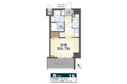 レジリエント江坂穂波町間取り図面