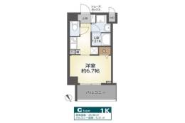 レジリエント江坂穂波町間取り図面