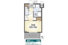 レジリエント江坂穂波町間取り図面