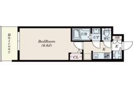 S-RESIDENCE江坂Eminence間取り図面