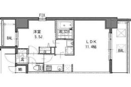 S-RESIDENCE江坂Eminence間取り図面