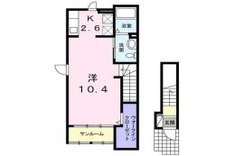 カーサ摩耶　Ⅱ間取り図面