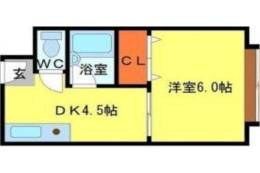 ハイツ岸本間取り図面