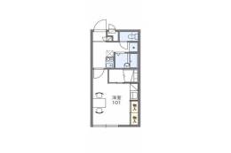 レオパレスクレール間取り図面