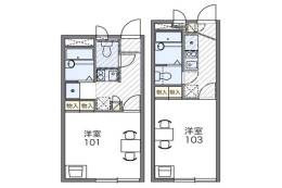 レオパレスノーサイド大池間取り図面
