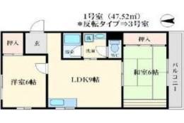 サン春日第1マンション間取り図面