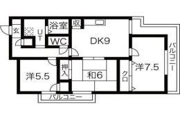 パセオ東千里間取り図面