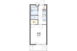 レオパレスＪＮ　Ａ間取り図面