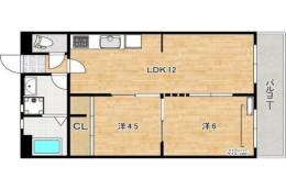 新南千里マンション間取り図面