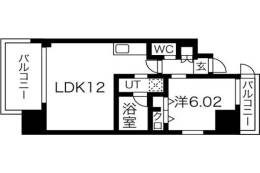 プレジオ江坂ROUGE間取り図面