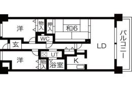 シャトレ千里間取り図面