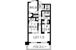 ローレルスクエア高槻Ｂ棟間取り図面