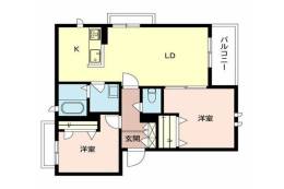 プレジール上中条Ａ棟間取り図面