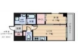 アンフィニⅩⅧ吹田昭和町間取り図面