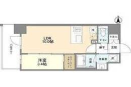 ズーノクルーズ江坂間取り図面