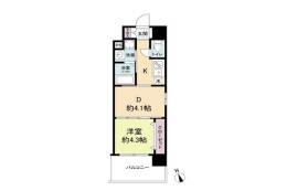 ライブガーデン江坂Ⅷ間取り図面
