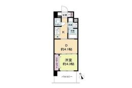 ライブガーデン江坂Ⅷ間取り図面