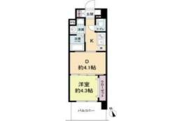 ライブガーデン江坂Ⅷ間取り図面
