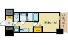 プレサンス新大阪ザ・シティ間取り図面