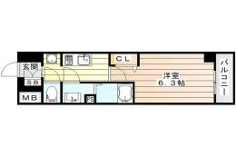 プレサンス淡路駅前間取り図面