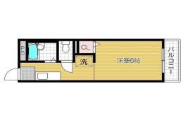 ヴィラージュみのお　A間取り図面