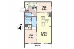 シャーメゾン　クワッドエイト間取り図面