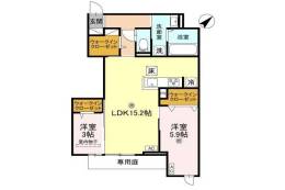 Ｄ－ＲＯＯＭ上新庄南口間取り図面