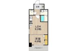 セノアタワー新大阪間取り図面