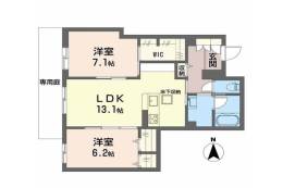 シャーメゾン　オルテンシア　ミノオ間取り図面