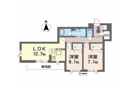 シャーメゾン　オルテンシア　ミノオ間取り図面