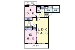 山田東３丁目アパート（０２７６６２３０１）間取り図面
