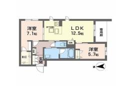 メゾン　ド　ルミエール間取り図面