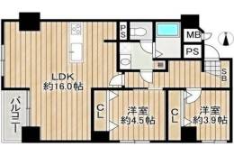 ユニライフ江坂Ⅱ間取り図面