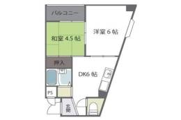 行友ハイツⅡ間取り図面