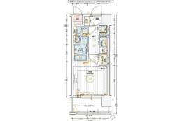 エステムコート新大阪ⅩⅤフロウ間取り図面