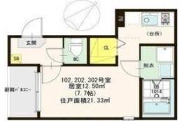 ハーモニーテラス豊新間取り図面